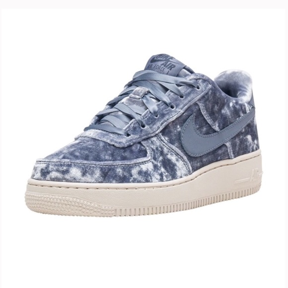 velvet blue air force ones